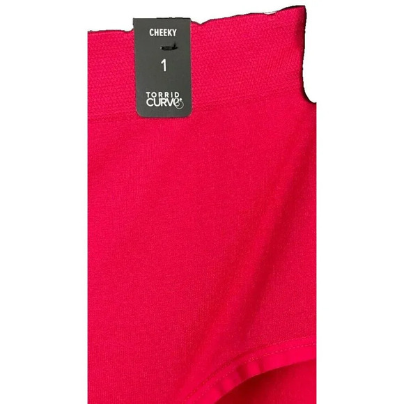 Torrid 1 Crimson Winter Skull So Freaking Cold Graphic Seamless Cheeky Panties - Picture 6 of 6